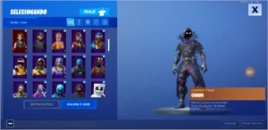 Conta Fortnite com muitas skins Raras