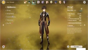 Conta Genshin Impact 6 (SEIS) ótimos 5 estrelas (AR 50)