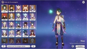 Conta Genshin Impact 6 (SEIS) ótimos 5 estrelas (AR 50)