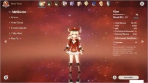 Conta Genshin Impact 6 (SEIS) ótimos 5 estrelas (AR 50)
