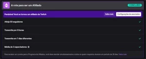 Contas Twitch Afiliada com 1000 seguidores - Redes Sociais