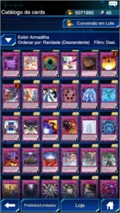 Conta YUGIOH DUEL LINKS decks do meta e muitos suportes - Outros