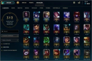 Conta Diamante IV, +100 Skins e Campeões - League of Legends LOL