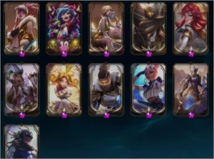 Conta 2011 (Riven Campeonato 2012, Rammus Rei e Kayle Juíza) - League of Legends LOL