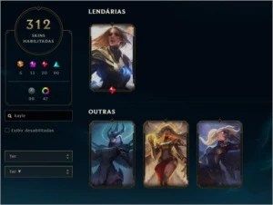 Conta 2011 (Riven Campeonato 2012, Rammus Rei e Kayle Juíza) - League of Legends LOL