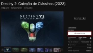 Conta Destiny 2 com 3 DLCS (Epic Games) (Conta do Zero)