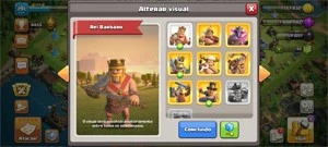 Cv13 com muitas skin - Clash of Clans