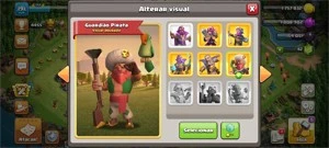 Cv13 com muitas skin - Clash of Clans