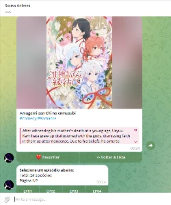 Bot Telegram De Animes Feito Em Python - Outros