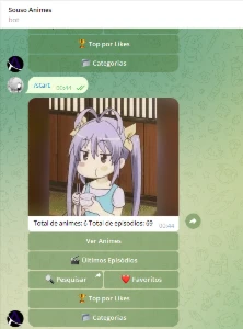 Bot Telegram De Animes Feito Em Python - Outros