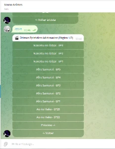 Bot Telegram De Animes Feito Em Python - Outros