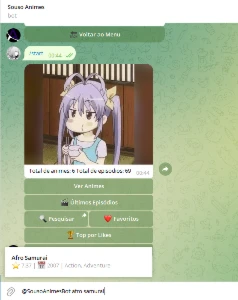 Bot Telegram De Animes Feito Em Python - Outros
