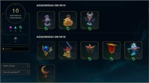 Conta LOL 2013 Unranked - Raridades - League of Legends