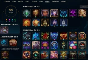 Conta LOL 2013 Unranked - Raridades - League of Legends