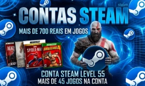 Conta Steam com jogos