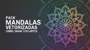Pack Mandalas Vetorizadas Corel Draw 1120 Artes! - Others