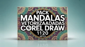 Pack Mandalas Vetorizadas Corel Draw 1120 Artes! - Others