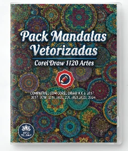 Pack Mandalas Vetorizadas Corel Draw 1120 Artes! - Others