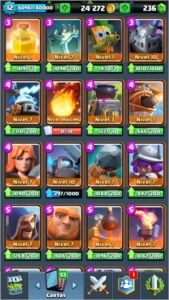 conta clash royale nv 12
