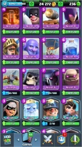 conta clash royale nv 12