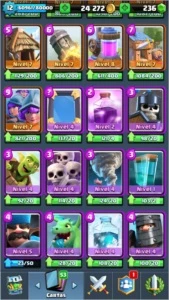 conta clash royale nv 12