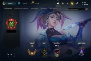 Conta de lol (204 skins) e valorant (com skins)