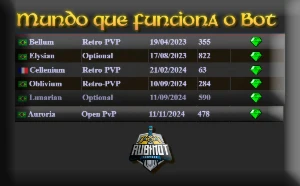 Bot Multi Server Tibia 15 .14 . 13