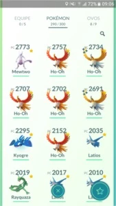 Conta de Pokémon GO