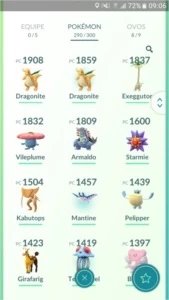 Conta de Pokémon GO