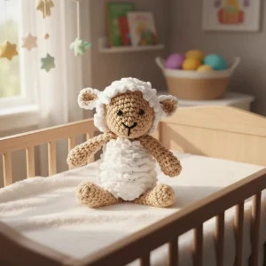 Mini Ovelha Amigurumi - Artesanato e Personalizados