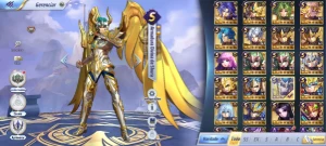 Conta SSA (sv.141) c/ Hakurei, shura dc e +!!! - Saint Seiya Awakening