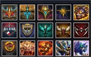 CONTA PRATA 5, 100 CHAMP 10 SKINS VARIOS ICONES| QUALIDADE ! - League of Legends LOL