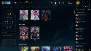 CONTA LOL / ATUALMENTE SEM ELO / BASTANTE SKIN - League of Legends