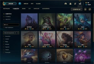 Conta ferro 2 com 140 Champs e 85 Skins - League of Legends LOL