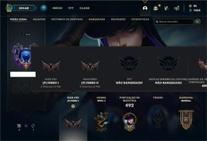 Conta ferro 2 com 140 Champs e 85 Skins - League of Legends LOL
