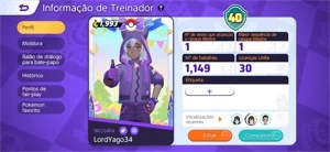 conta pokemon unite lvl 40 rank ultra 4 - Outros