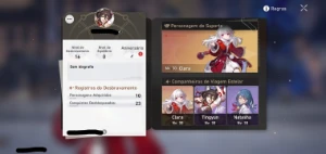 Conta Honkai Star Rail com CLARA ⭐⭐⭐⭐⭐ - Outros