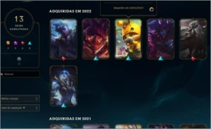 Vendo conta riot Valorant e Lol com skins.