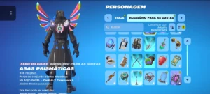 Conta fortnite 18 skins 1,500 v-bucks full acesso