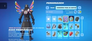 Conta fortnite 18 skins 1,500 v-bucks full acesso