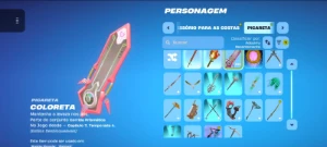 Conta fortnite 18 skins 1,500 v-bucks full acesso