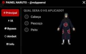 Painel hack free fire (atualizado) (naruto)
