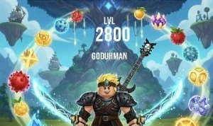 Conta Blox Fruits Cdk + Skull Guitar + Lvl 2800 + Mm - Roblox