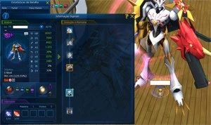 LADMO - CONTA TOP - 4 JOGRESS! DECK LEGENDARY - Susanoomon - Digimon Masters Online