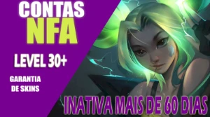 Contas lvl30+ Nfa Aleatorias (Ativa/Inativa) - League of Legends LOL