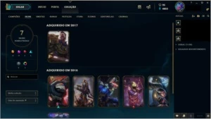 Conta de League of Legends Ouro 5 LOL