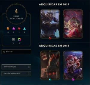 CONTA DIAMANTE 4 - League of Legends LOL