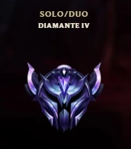 CONTA DIAMANTE 4 - League of Legends LOL