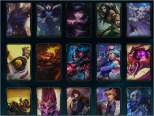 CONTA LOL 92 SKINS 130 CHAMPS 9 LENDÁRIAS - League of Legends