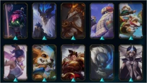 CONTA LOL 92 SKINS 130 CHAMPS 9 LENDÁRIAS - League of Legends